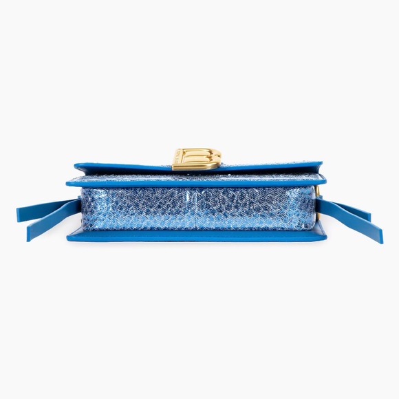 Brandon Blackwood Nia Metallic Python Shoulder Bag - Picture 5 of 16